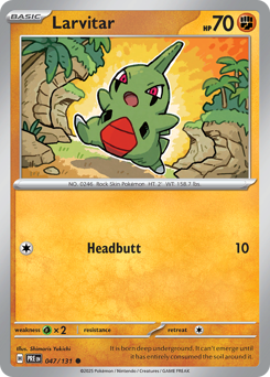 Larvitar #47 Prismatic Evolutions