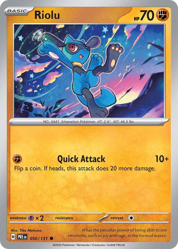 Riolu #50 Prismatic Evolutions