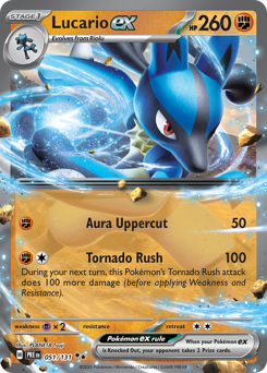 Lucario ex #51 Prismatic Evolutions