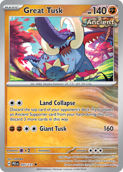 Great Tusk #55 Prismatic Evolutions