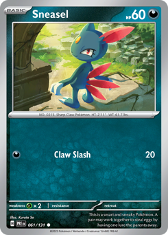 Sneasel #61 Prismatic Evolutions