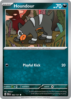 Houndour #62 Prismatic Evolutions