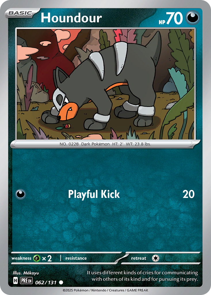 Houndour #62 Prismatic Evolutions