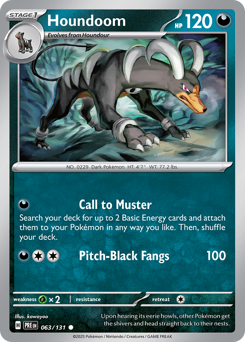 Houndoom #63 Prismatic Evolutions