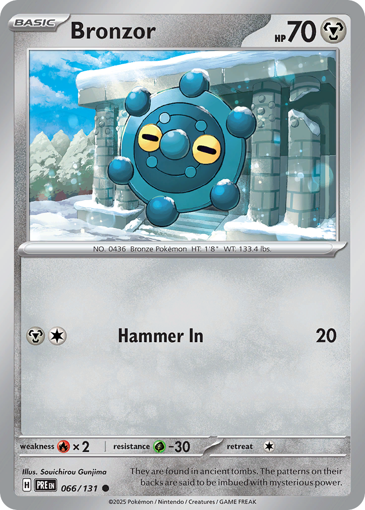 Bronzor #66 Prismatic Evolutions