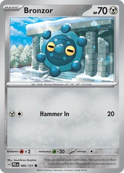 Bronzor #66 Prismatic Evolutions