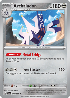 Archaludon #70 Prismatic Evolutions