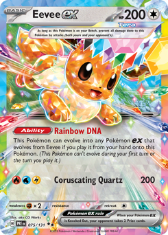 Eevee ex #75 Prismatic Evolutions