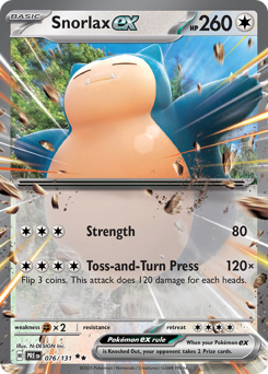Snorlax ex #76 Prismatic Evolutions