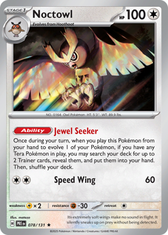 Noctowl #78 Prismatic Evolutions