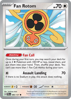Fan Rotom #85 Prismatic Evolutions