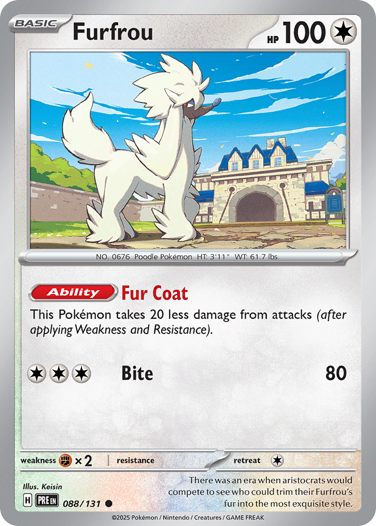Furfrou #88 Prismatic Evolutions
