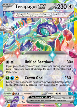 Terapagos ex #92 Prismatic Evolutions