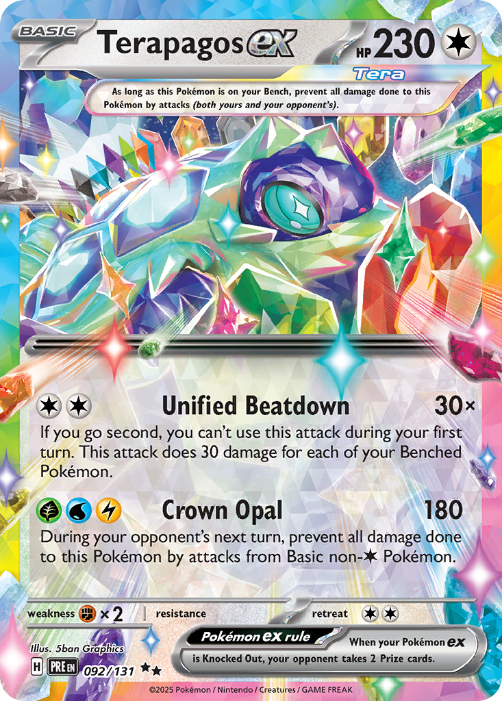 Terapagos ex #92 Prismatic Evolutions