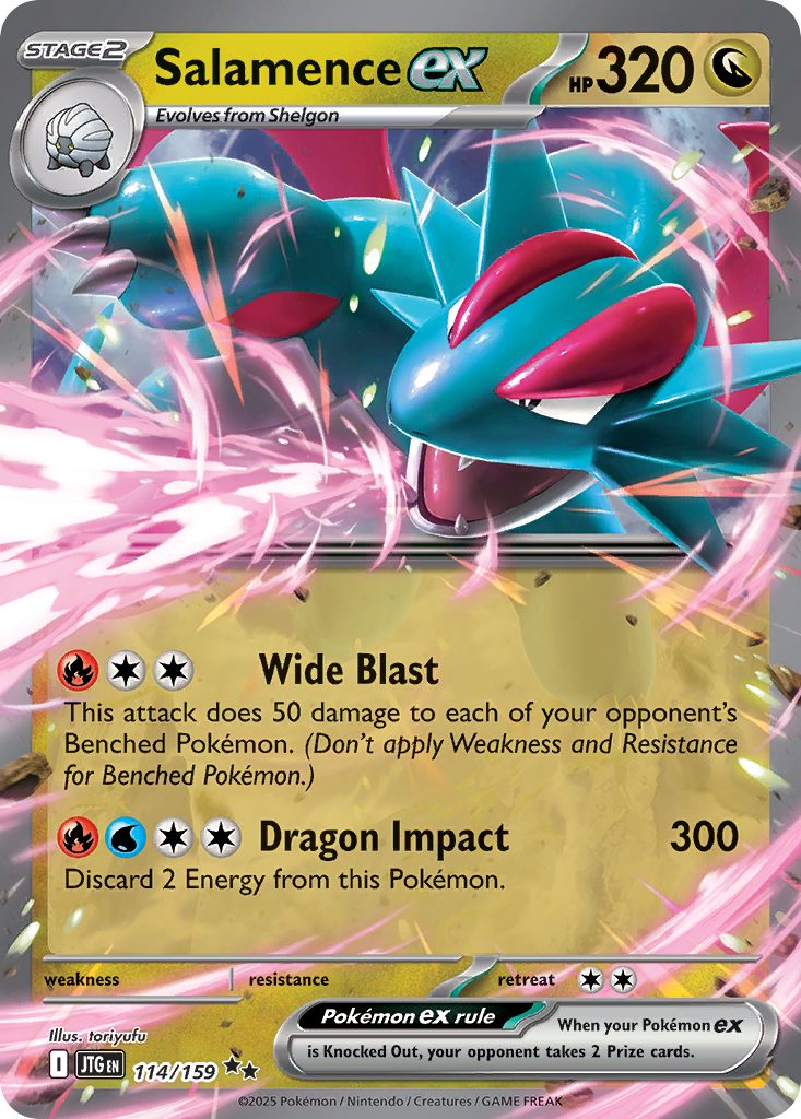 Salamence ex #114 Journey Together