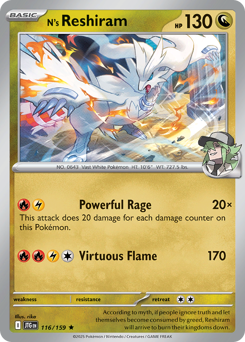 N's Reshiram #116 Journey Together