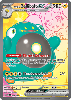 Iono's Bellibolt ex #172 Journey Together