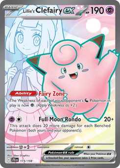 Lillie's Clefairy ex #173 Journey Together