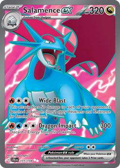 Salamence ex #177 Journey Together