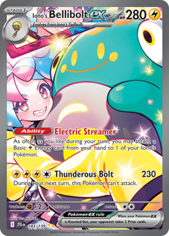 Iono's Bellibolt ex #183 Journey Together