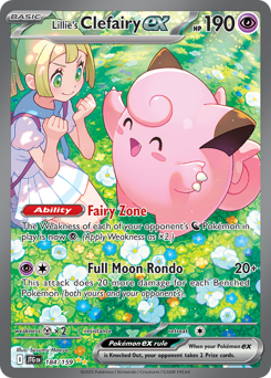 Lillie's Clefairy ex — Journey Together chase card