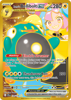 Iono's Bellibolt ex #188 Journey Together