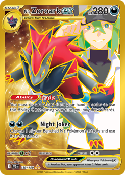N's Zoroark ex #189 Journey Together