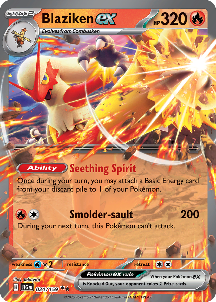 Blaziken ex #24 Journey Together