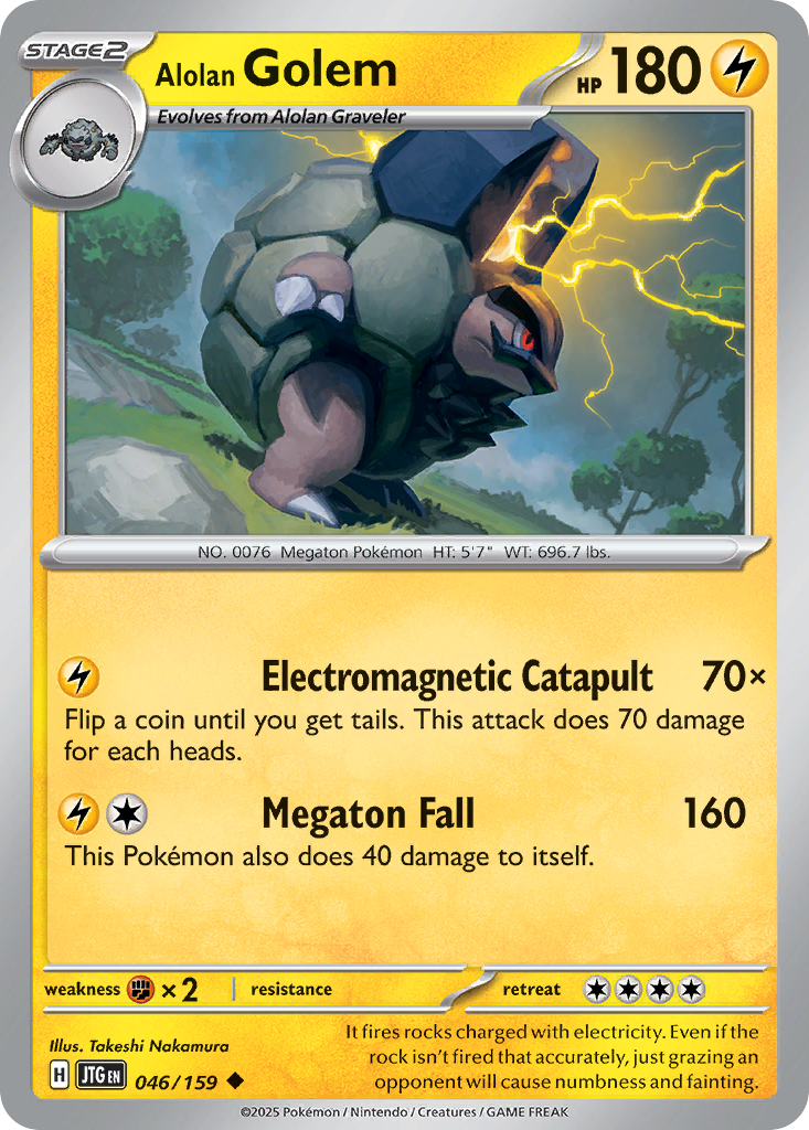 Alolan Golem #46 Journey Together