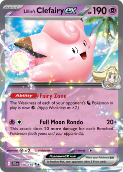 Lillie's Clefairy ex #56 Journey Together