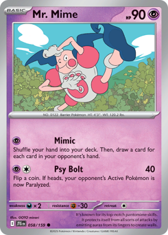 Mr. Mime #58 Journey Together