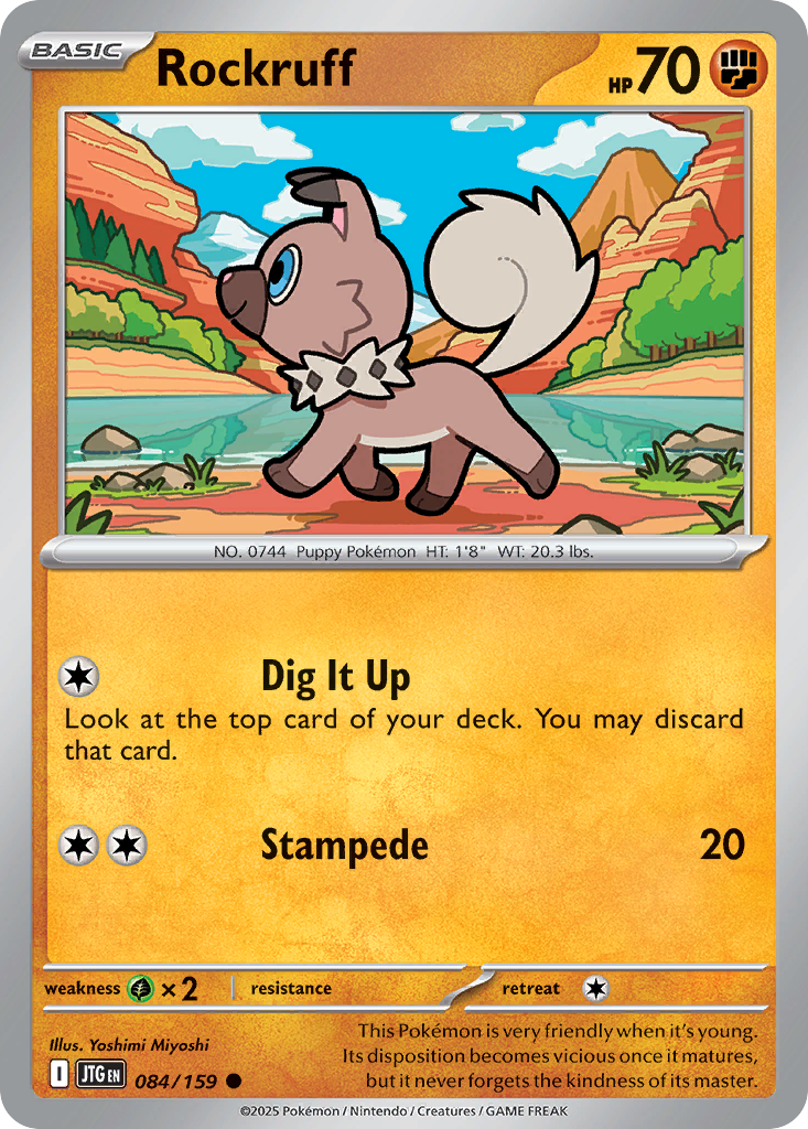 Rockruff #84 Journey Together