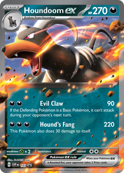 Houndoom ex #103 Scarlet & Violet Black Star Promos