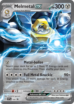 Melmetal ex #104 Scarlet & Violet Black Star Promos