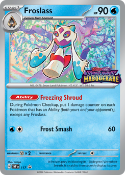 Froslass #117 Scarlet & Violet Black Star Promos