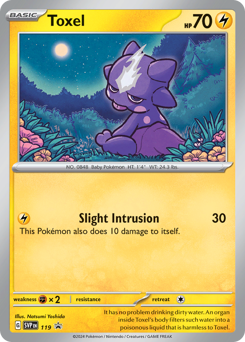 Toxel #119 Scarlet & Violet Black Star Promos