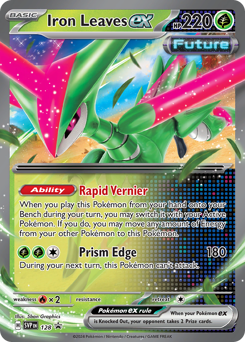 Iron Leaves ex #128 Scarlet & Violet Black Star Promos