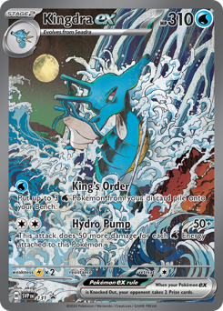 Kingdra ex #131 Scarlet & Violet Black Star Promos