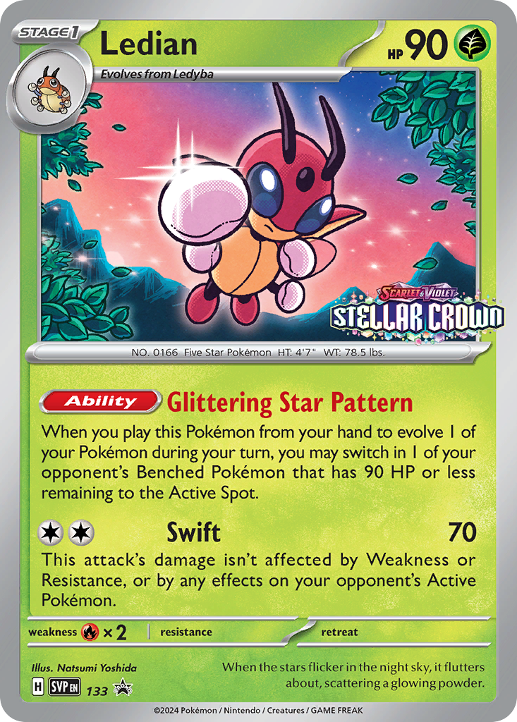Ledian #133 Scarlet & Violet Black Star Promos