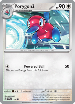 Porygon2 #138 Scarlet & Violet Black Star Promos