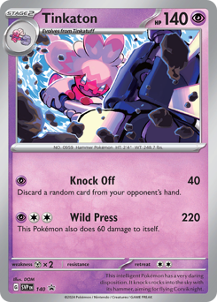 Tinkaton #140 Scarlet & Violet Black Star Promos