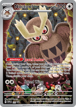 Noctowl #141 Scarlet & Violet Black Star Promos