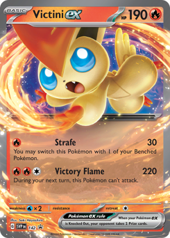 Victini ex #142 Scarlet & Violet Black Star Promos