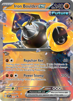 Iron Boulder ex #147 Scarlet & Violet Black Star Promos