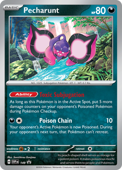 Pecharunt #149 Scarlet & Violet Black Star Promos