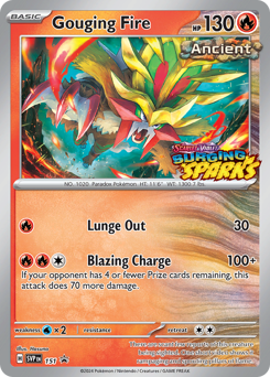 Gouging Fire #151 Scarlet & Violet Black Star Promos