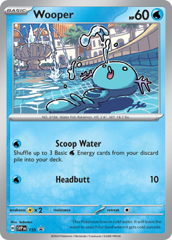 Wooper #155 Scarlet & Violet Black Star Promos
