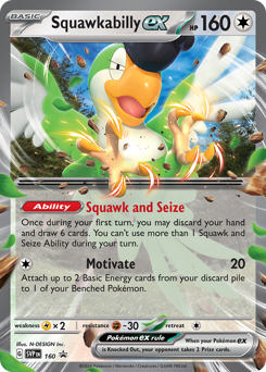 Squawkabilly ex #160 Scarlet & Violet Black Star Promos