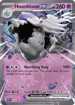 Houndstone ex #162 Scarlet & Violet Black Star Promos