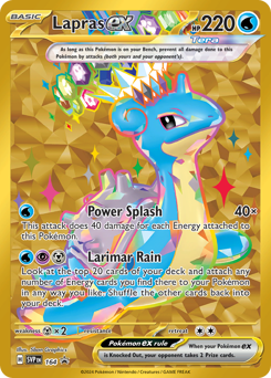 Lapras ex #164 Scarlet & Violet Black Star Promos